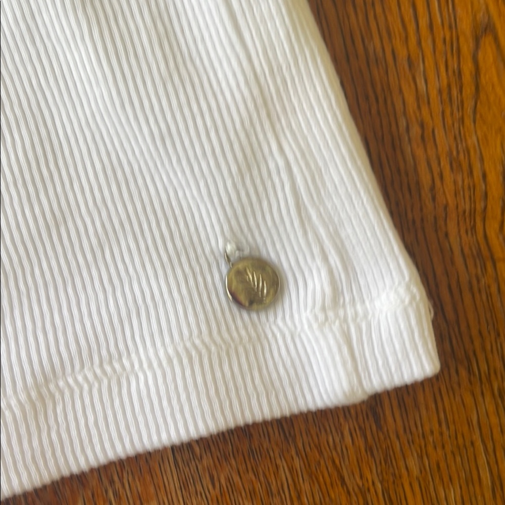 White Ruffled Tank Top - Picture 5 of 7